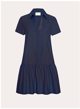 Antibes Dress in Navy