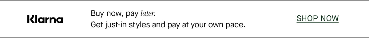 Buy now, pay later with Klarna