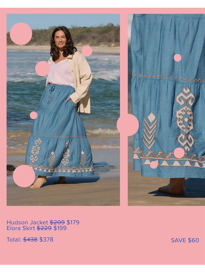 Shop Elora Tiered Skirt in Eterna