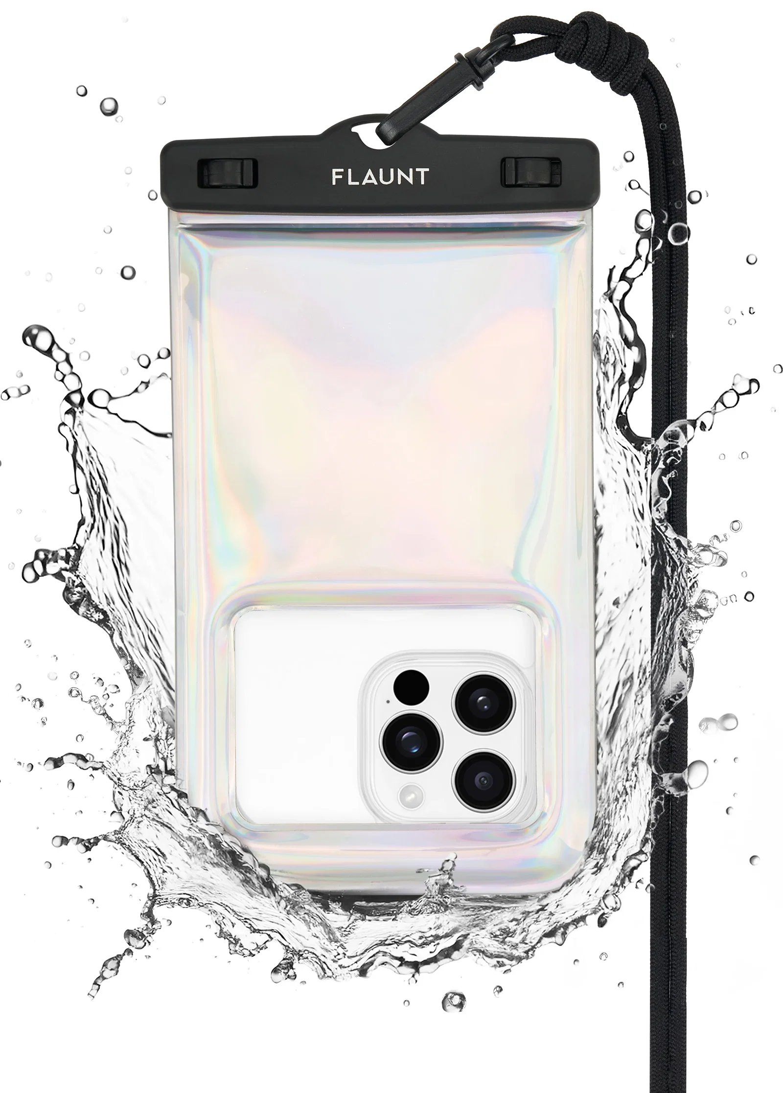 Image of Holographic Waterproof Phone Pouch