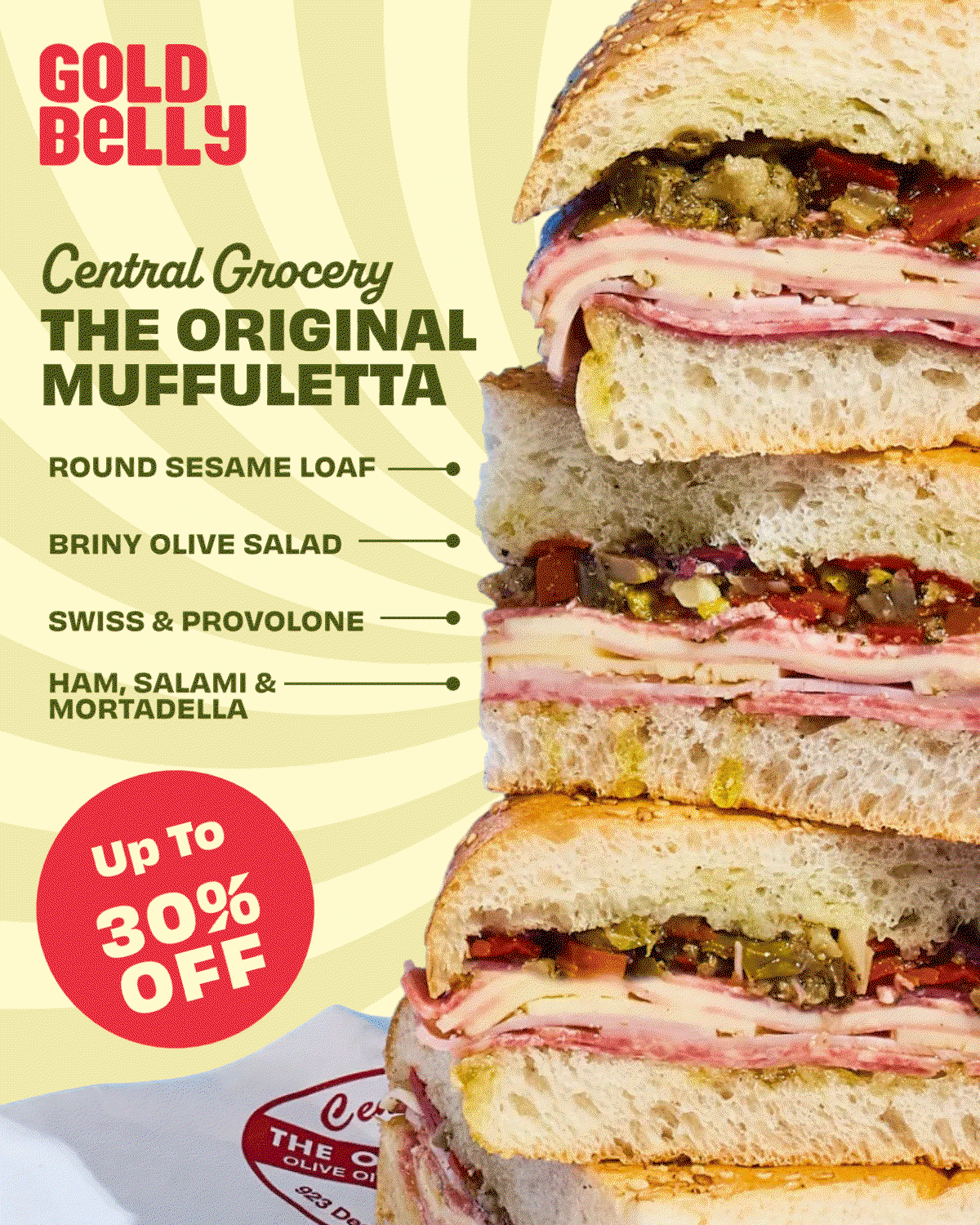 Central Grocery Muffulettas