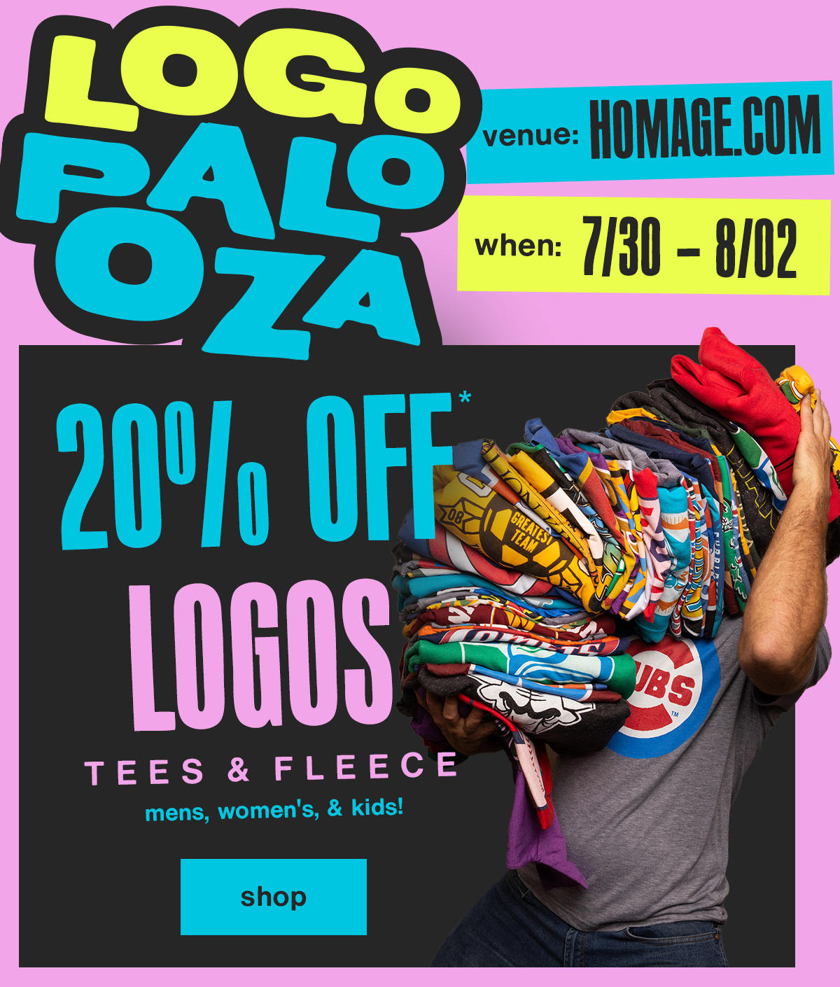 20% off Logos* 