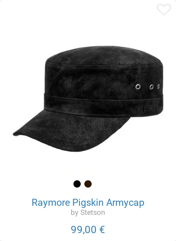 Raymore Pigskin Armycap by Stetson