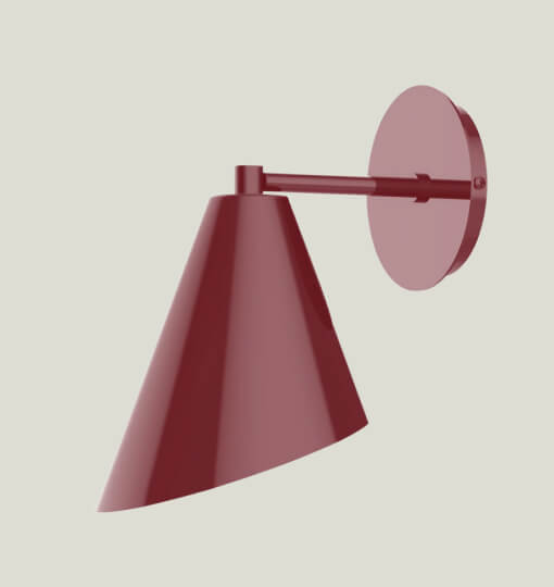 Barret Cone Wall Sconce by Alder & Ore