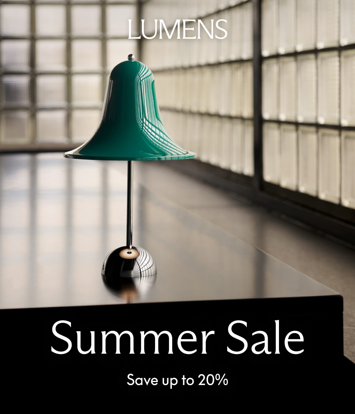 LUMENS. Summer Sale. Save up to 20%.