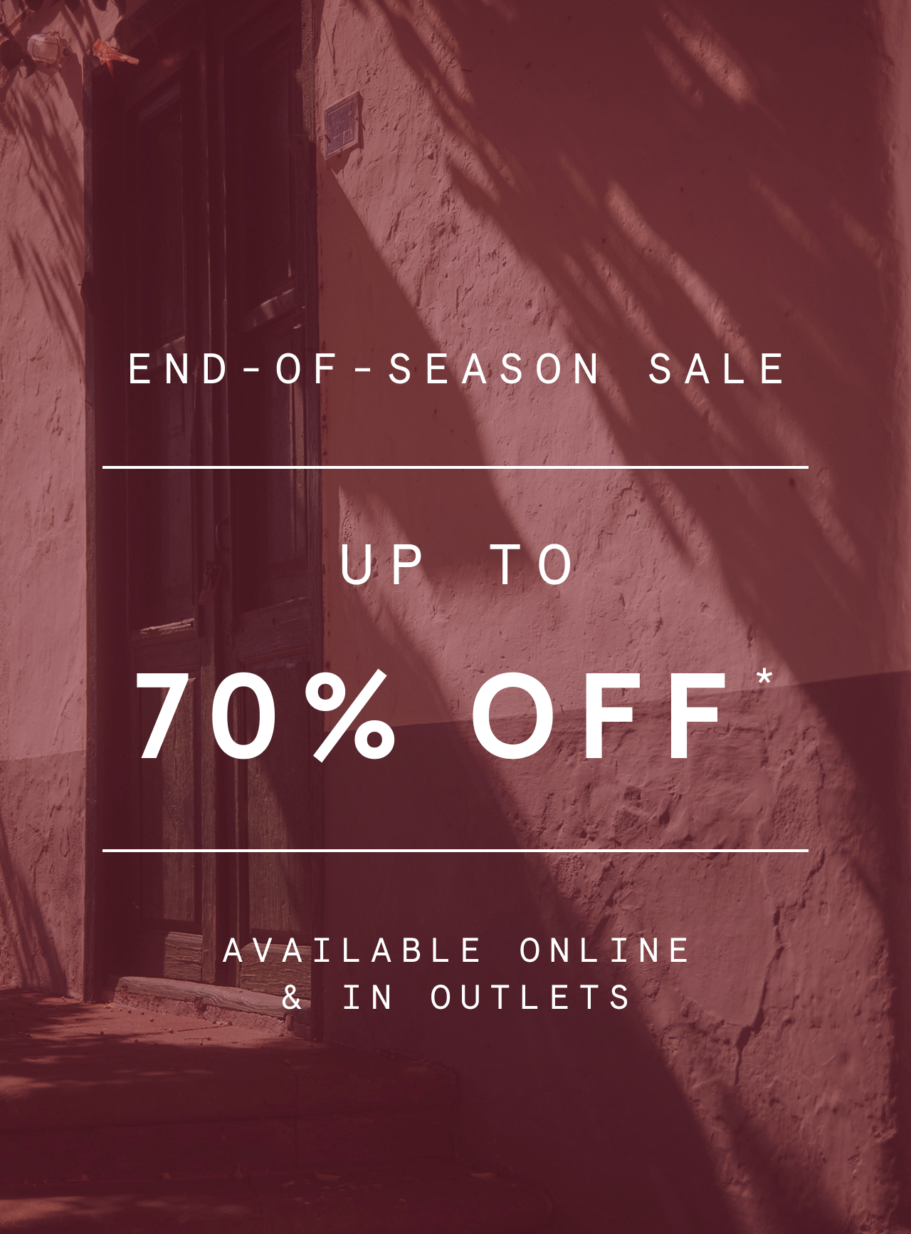 The Savings Continue – up to 70% off