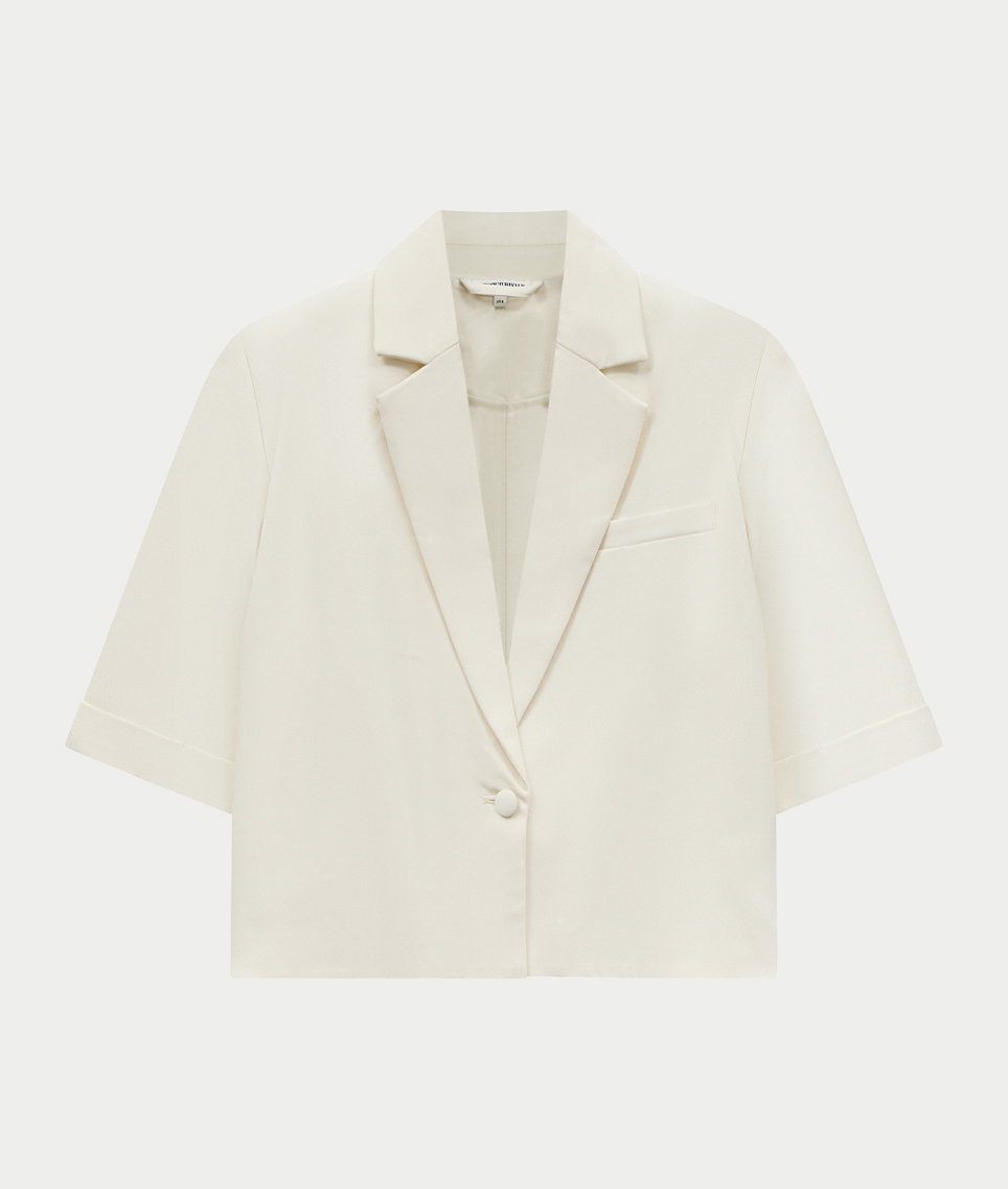 SHORT SLEEVE BLAZER