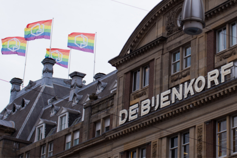 de bijenkorf pride branded