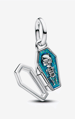 Openable Glow-in-the-dark Coffin Charm