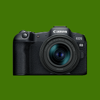 Collage of a Canon lens, printer and camera