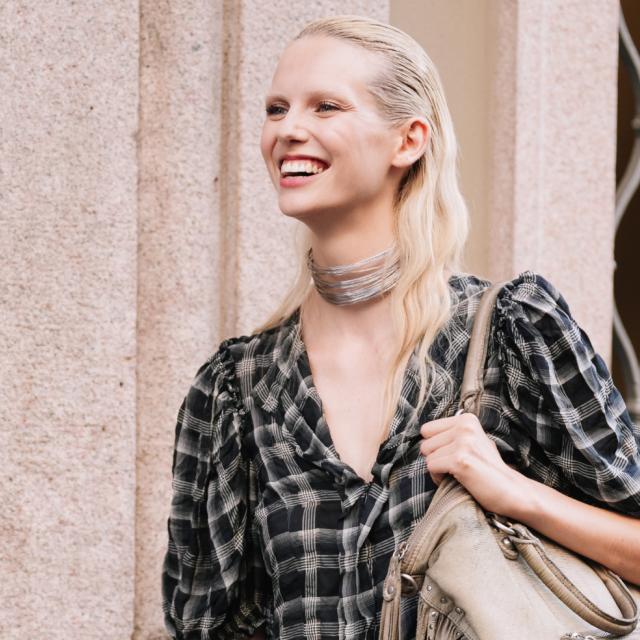 Satt Jeans: Die „Croissant“-Hose ist bequem und elegant