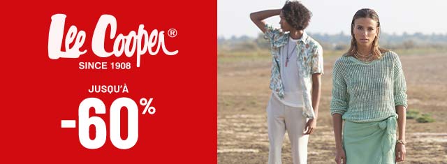 La marque Lee Cooper jusqu'à moins 60 pour cent