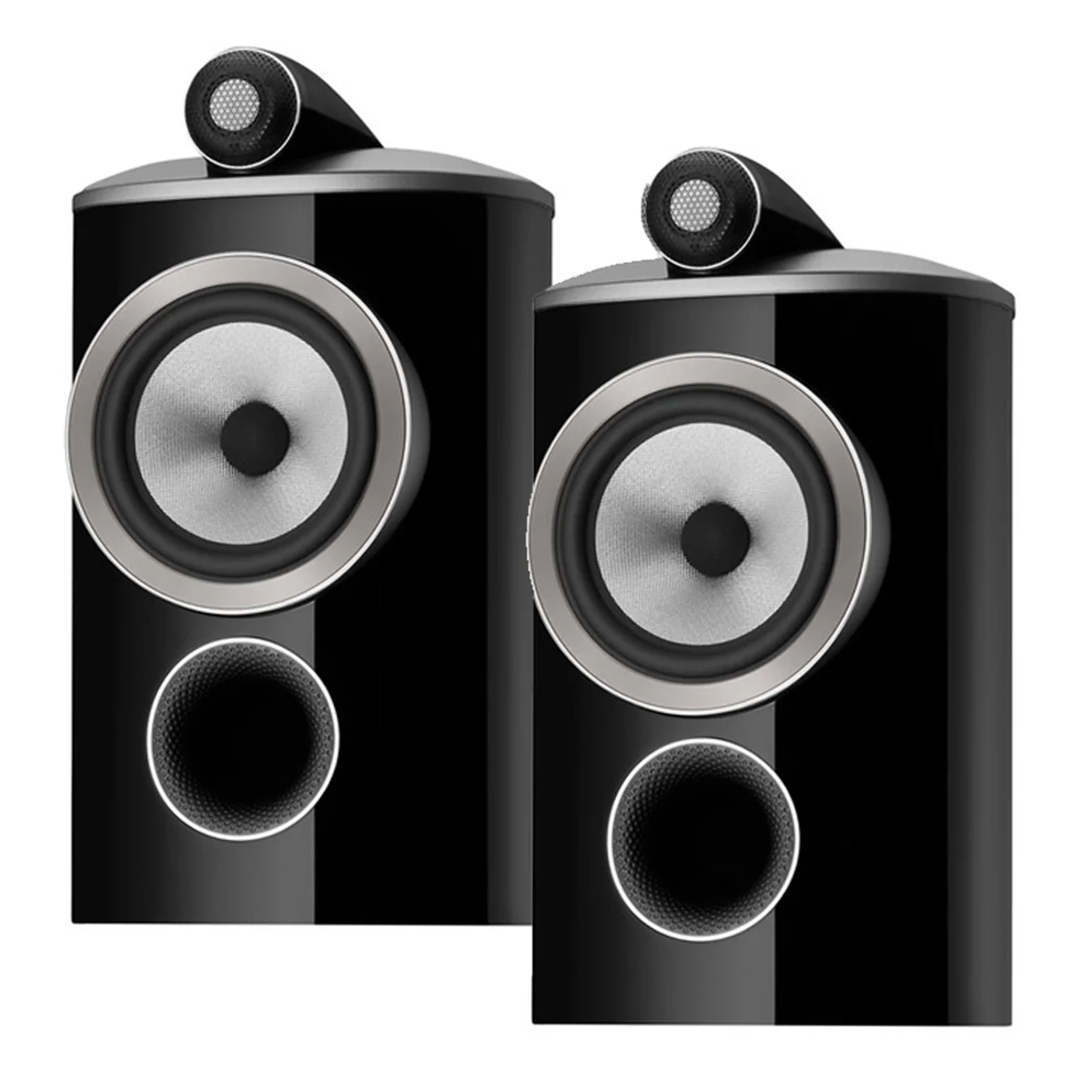 Image of Bowers & Wilkins 805 D4 2-Way Bookshelf Speaker - Pair (Gloss Black)