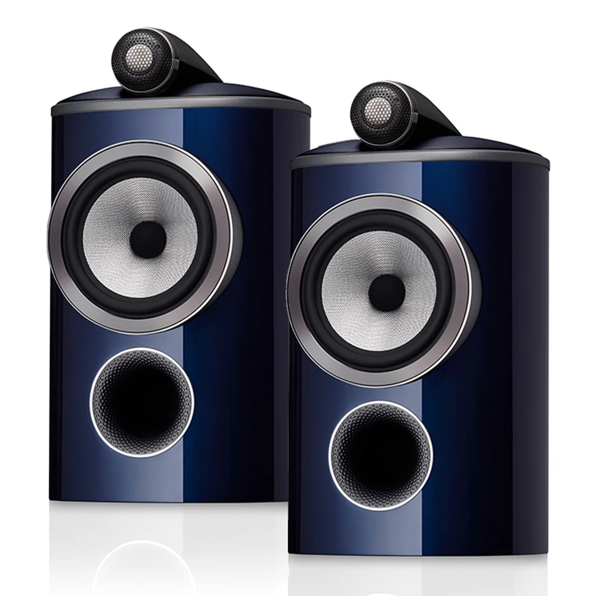 Image of Bowers & Wilkins 805 D4 Signature 2-Way Bookshelf Speaker - Pair (Midnight Blue Metallic)
