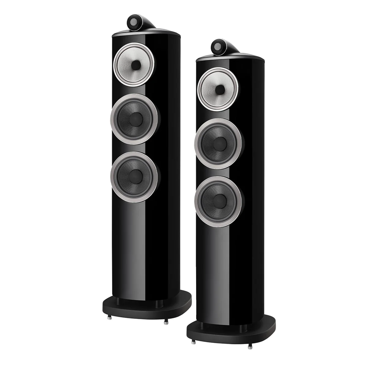 Image of Bowers & Wilkins 804 D4 3-Way Floorstanding Speaker - Pair (Gloss Black)