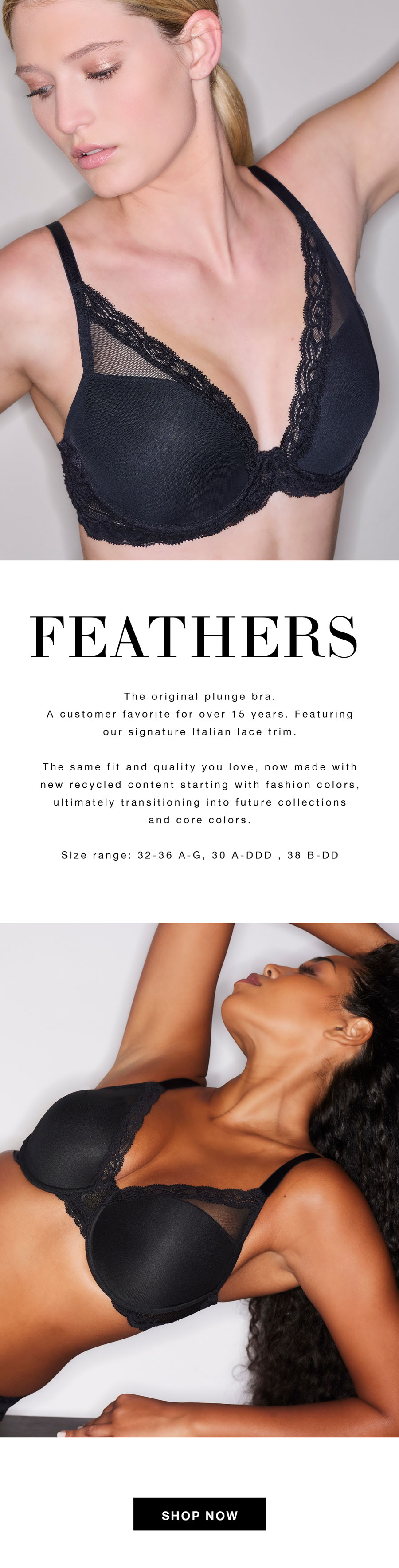 Refresh your collection with signature lace bras, underwear, and sleep essentials.