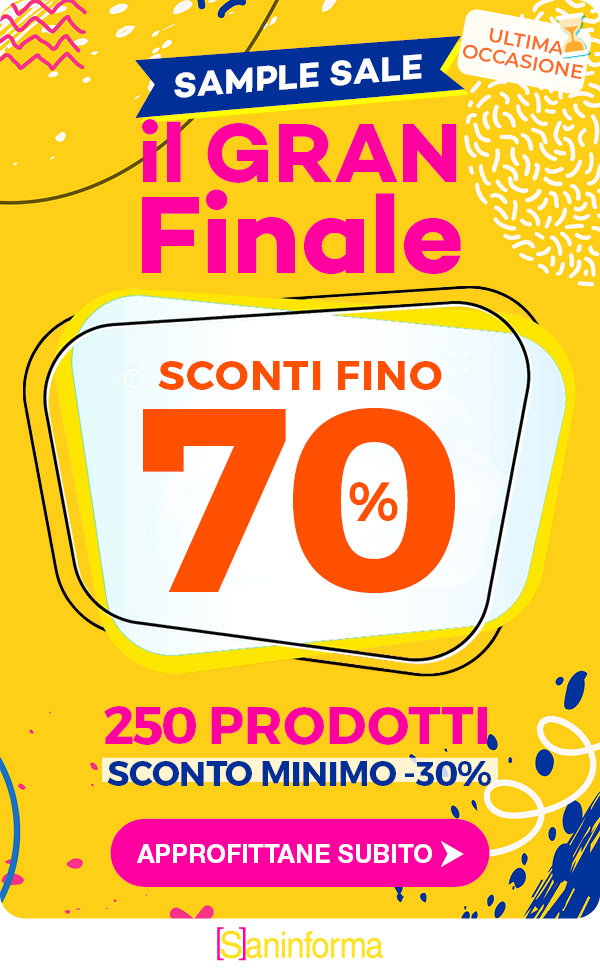 Sconti fino 70% sulla selezione Sample Sale