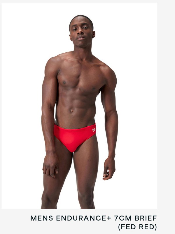 Mens Endurance + 7cm Brief (Fed Red)