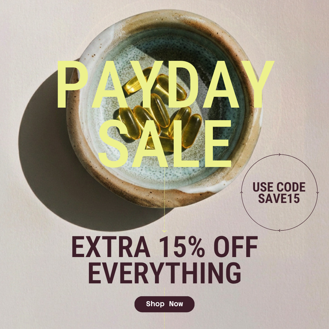 Payday sale - Extra 15% Off everything