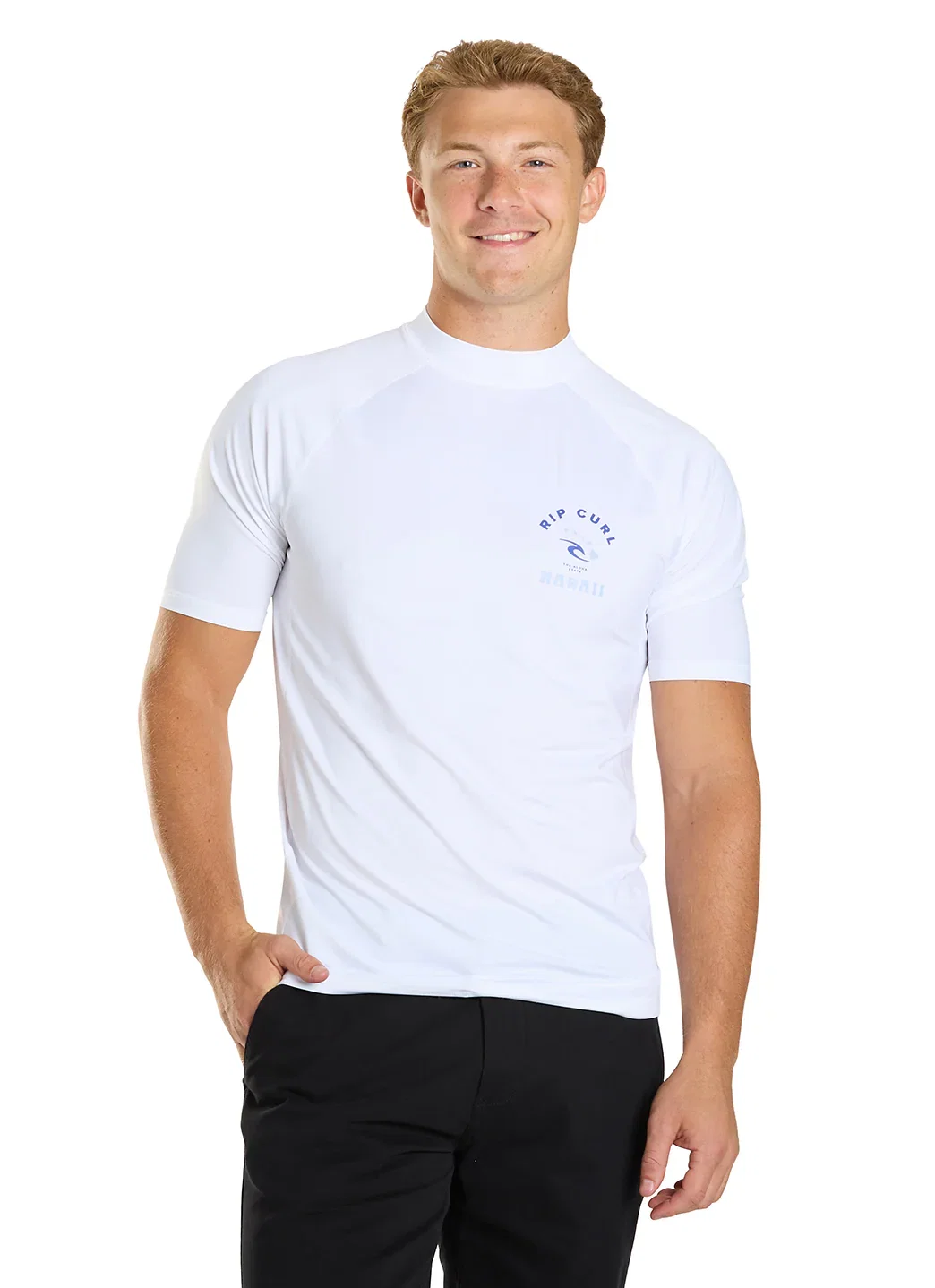 Image of Rip Curl Men's Island Vibe UPF 50 Short Sleeve Rash Guard