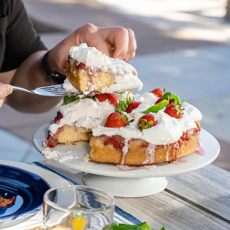 IMG: Grilled Strawberry Upside Down Cake