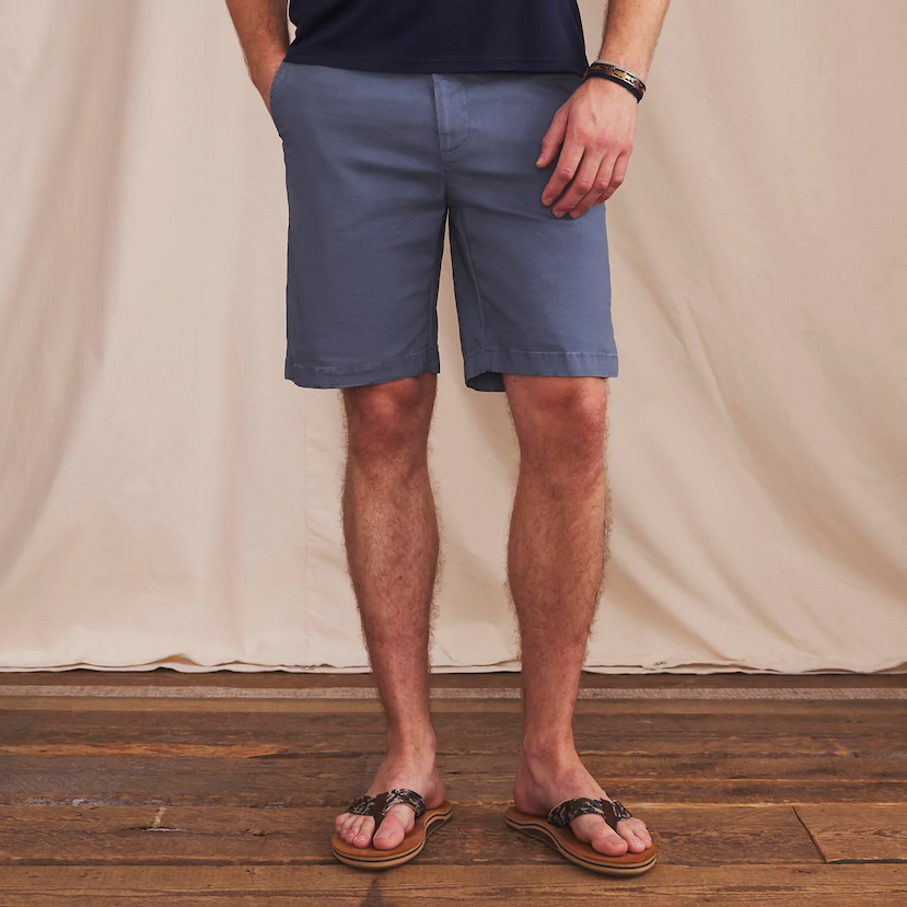 1856 Stretch Twill 9" Chino Shorts