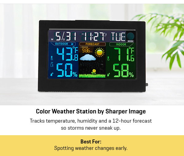 Color Weather Station by Sharper Image