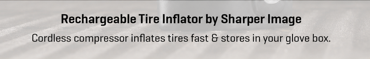 Rechargeable Tire Inflator by Sharper Image