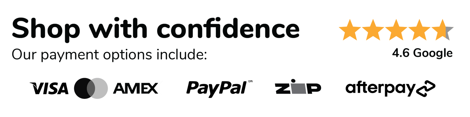 Shop with Confidence!