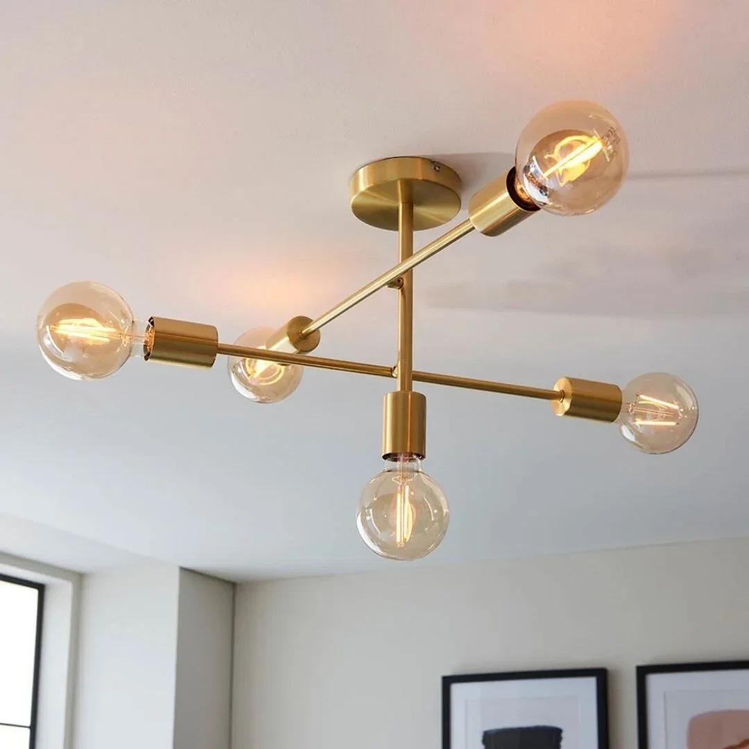 Image of Studio Gold Ceiling Light