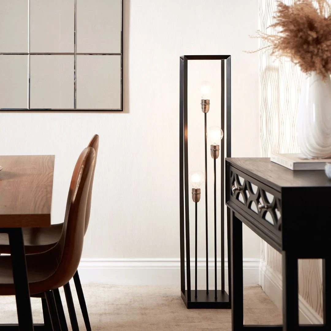 Image of Sully Matt Black Floor Lamp