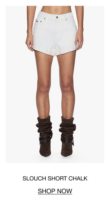 SLOUCH SHORT CHALK