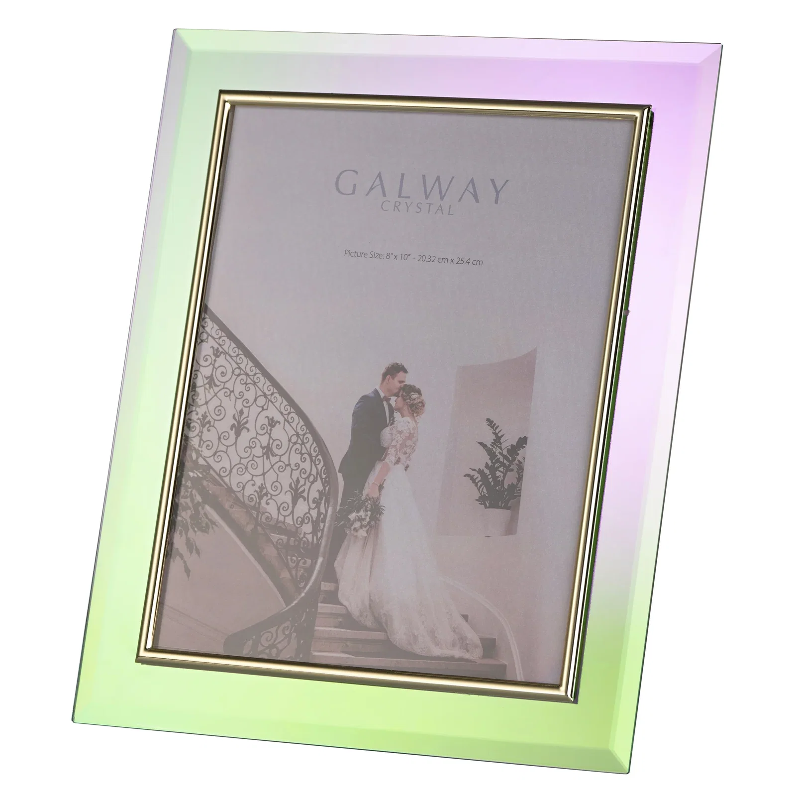 Image of Galway Crystal Lustre Glass 8 x 10 Frame