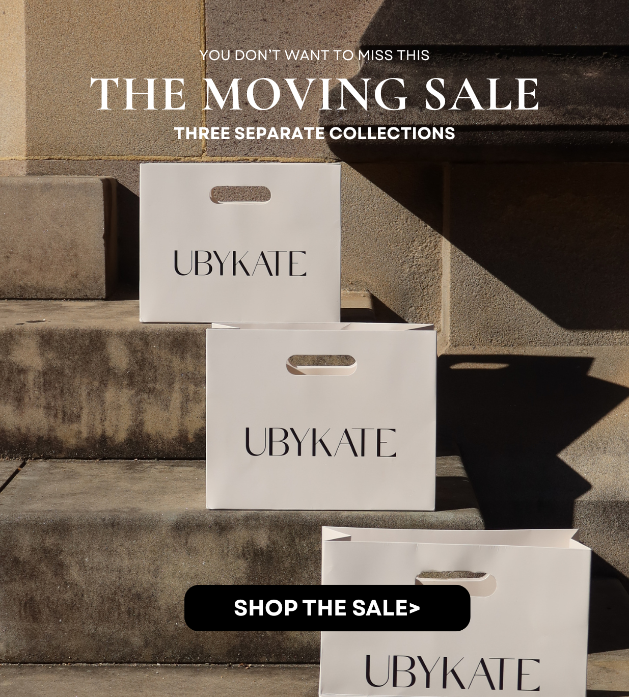 The UbyKate moving sale 