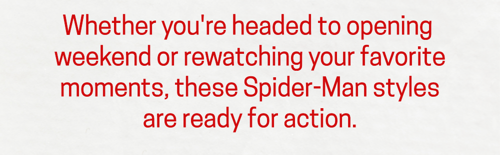 These Spider-Man styles are ready for action!
