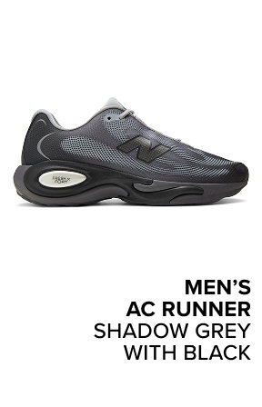 men’s AC Runner SHADOW GREY with BLACK