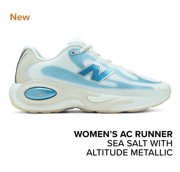 women’s AC Runner SEA SALT with ALTITUDE METALLIC