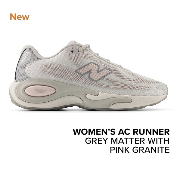women’s AC Runner GREY MATTER WITH PINK GRANITE