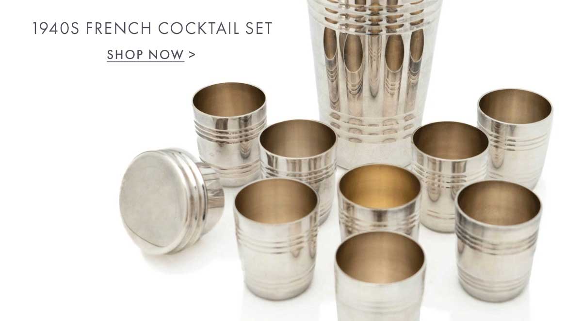 1940s French Cocktail Set