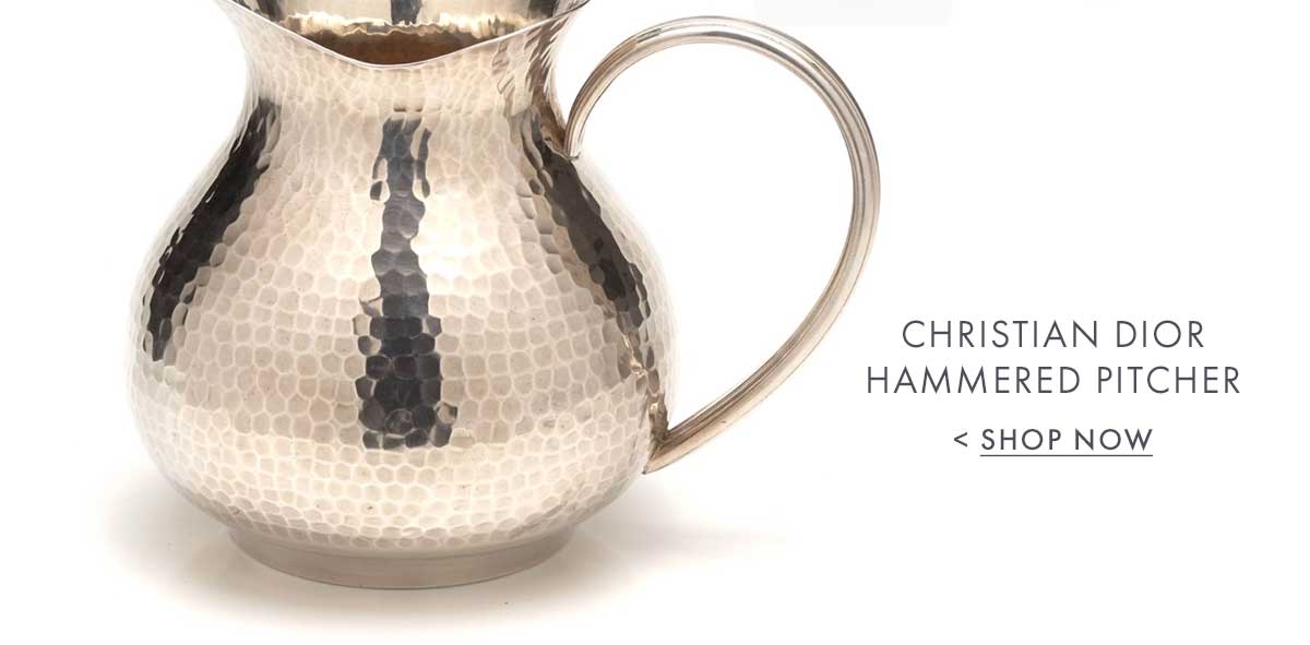 Christian Dior Hammered Pitcher