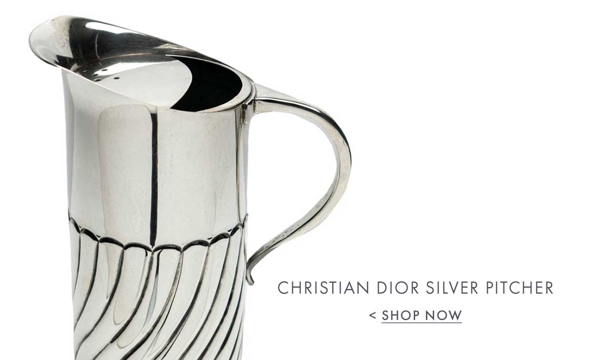 Christian Dior Silver Pitcher