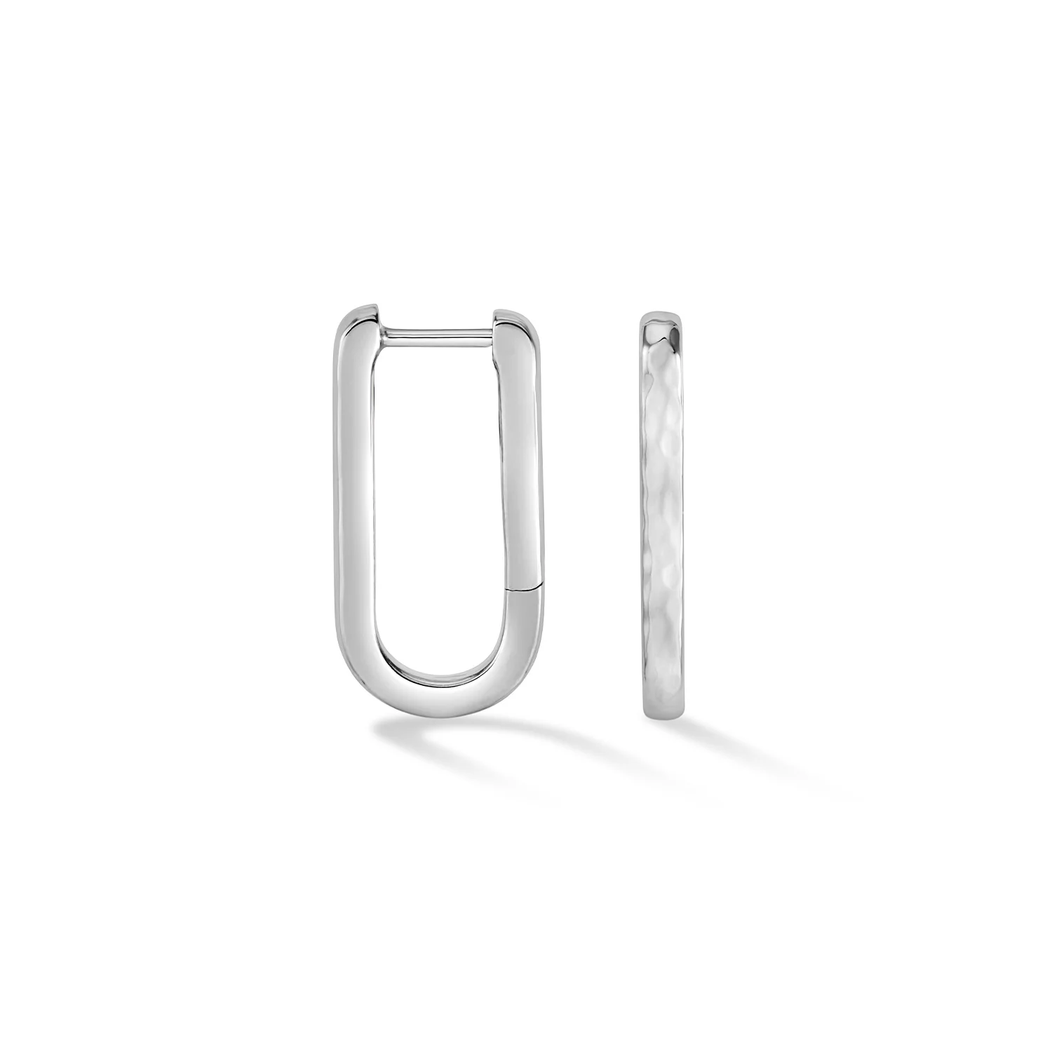 Image of Medium Nomad Link Huggie Hoops