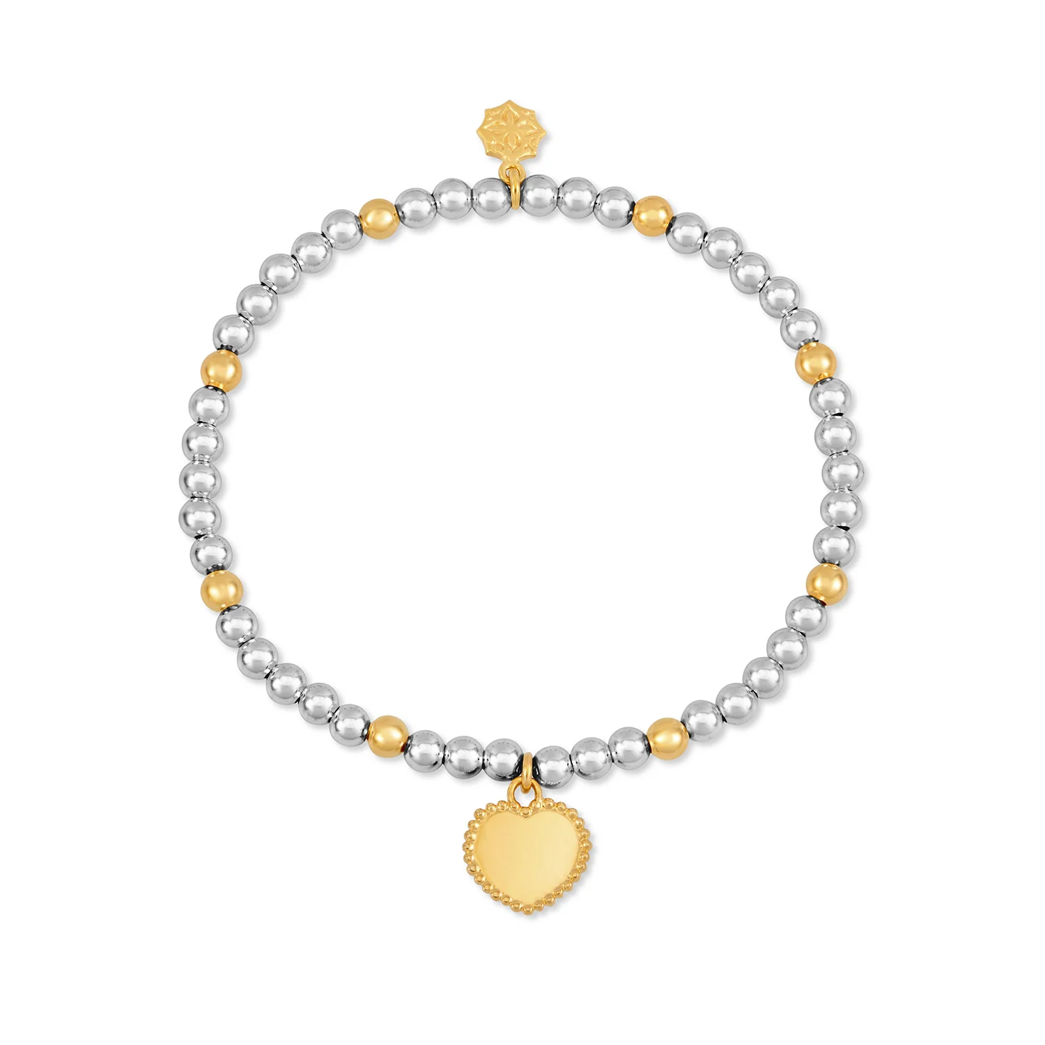 Image of Dotty Heart Misanga Bracelet