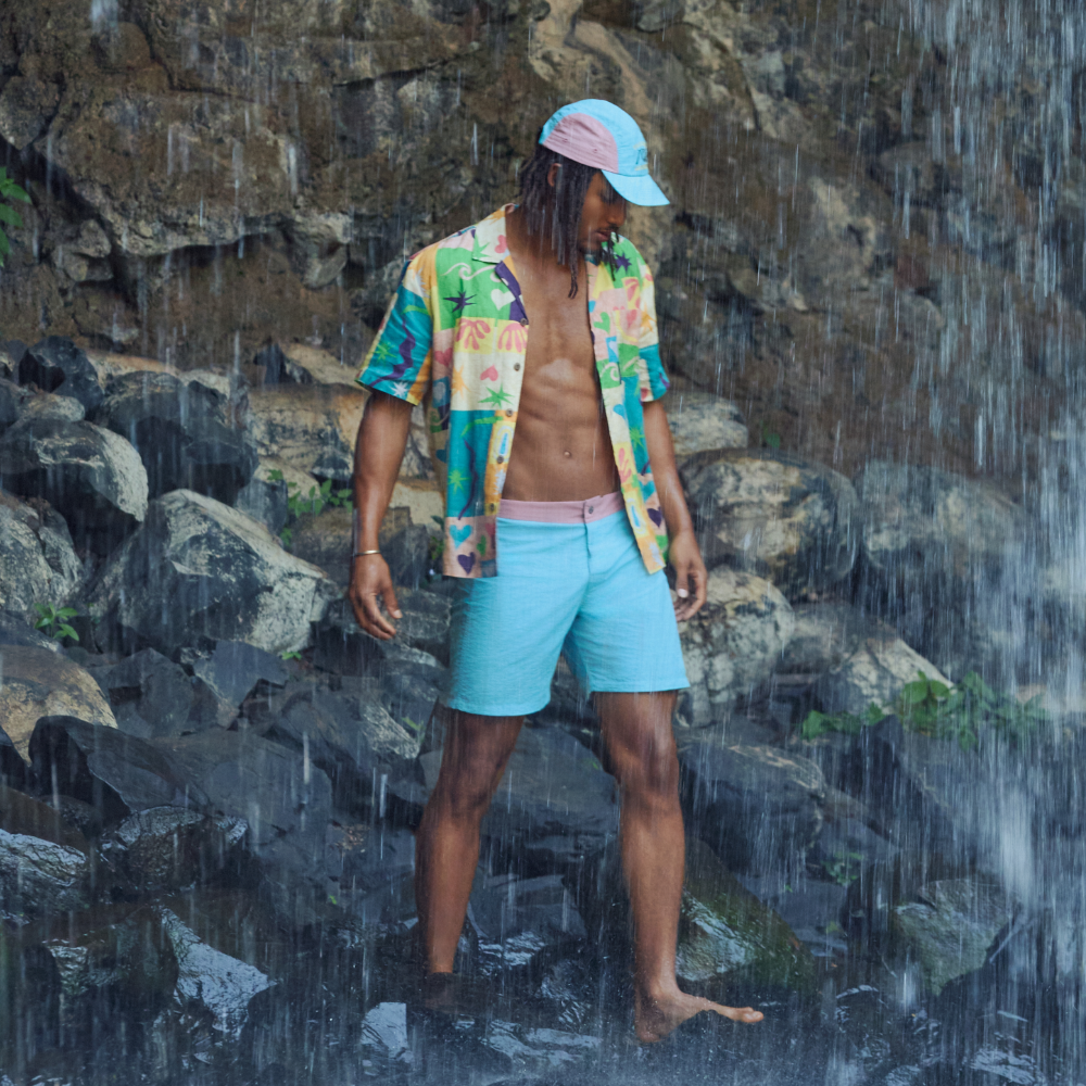 QUIKSILVER x FAHERTY - Men Short Sleeves Shirt