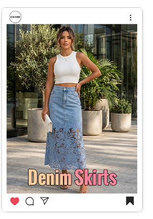 Denim Skirts