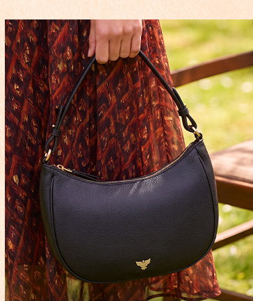 The Lucy Navy Leather Bag