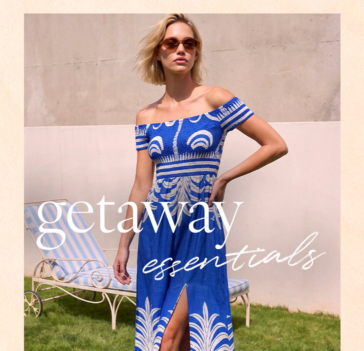 Leaf Print Shirred Bardot Dress