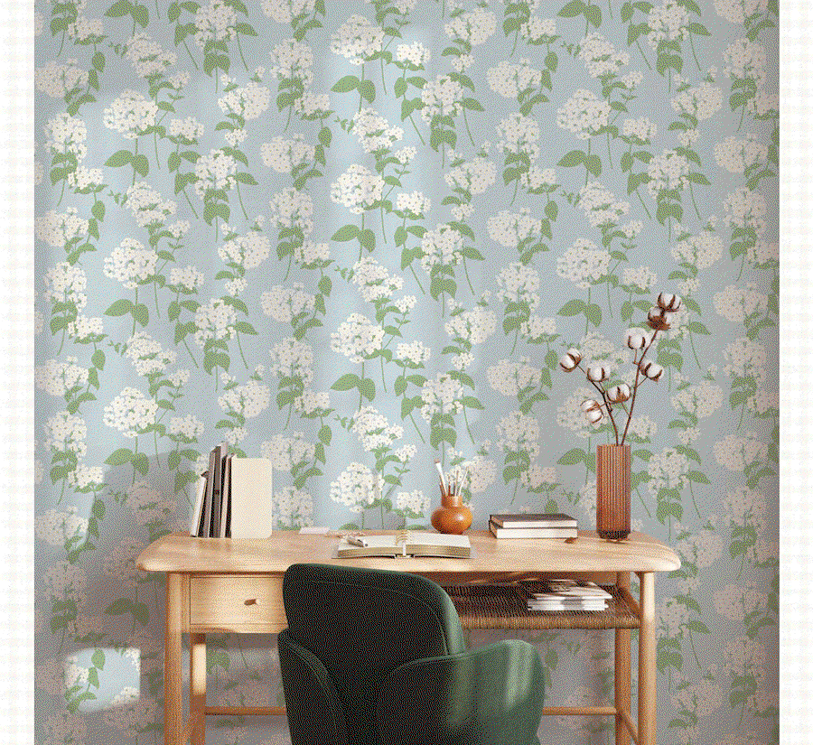 Image of various Tempaper Back To School wallpaper prints in dorm and bedroom settings. 