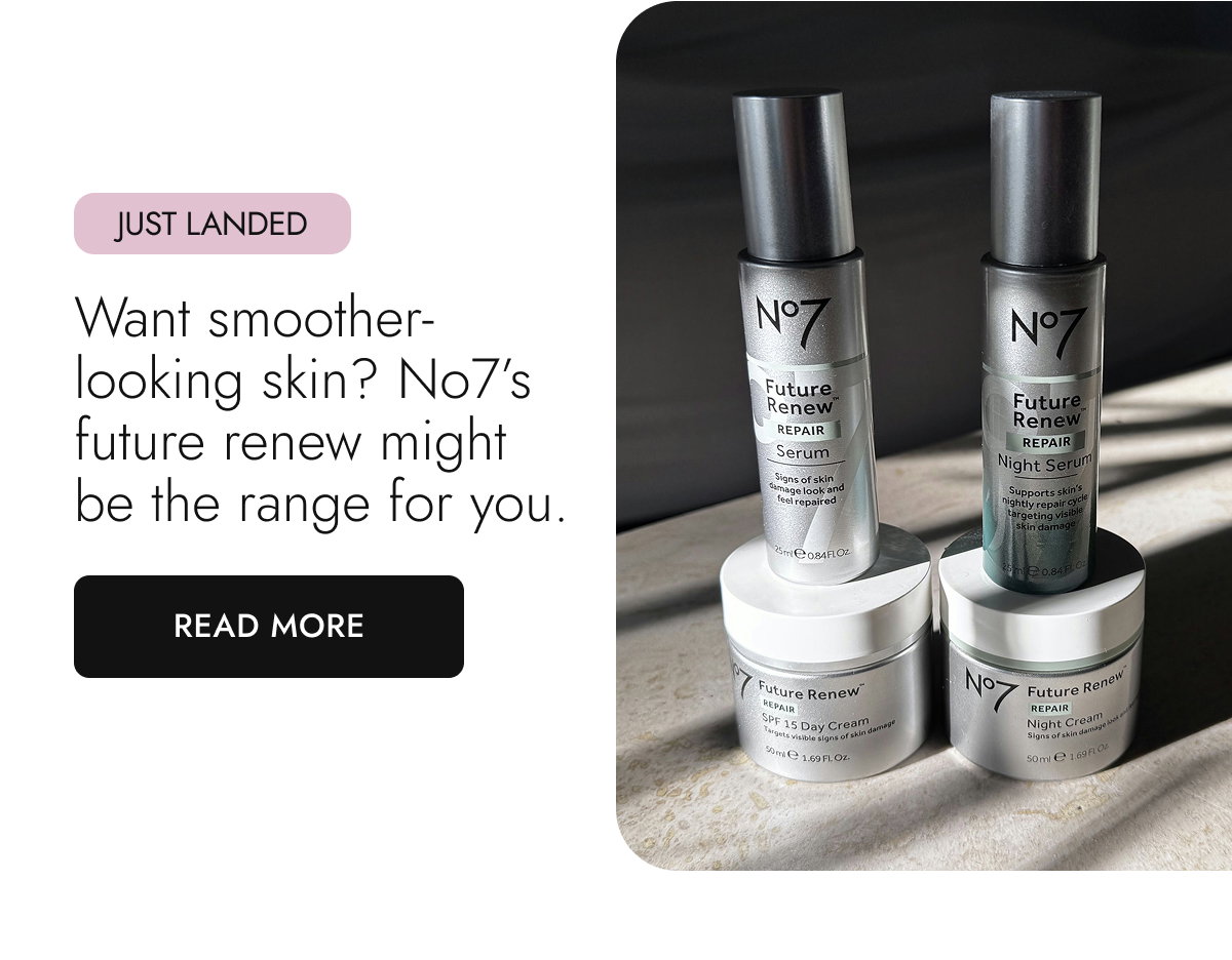 Want smoother-looking skin? No7’s future renew might be the range for you. Read More.