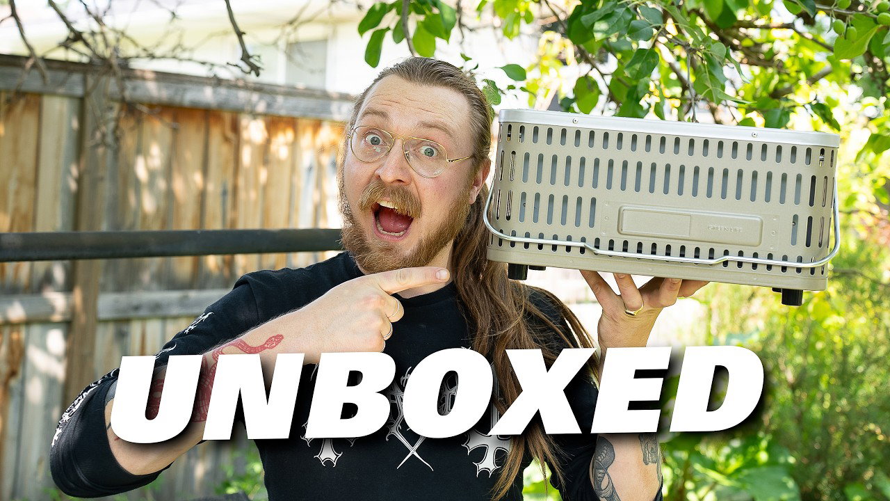Green life grill unboxing